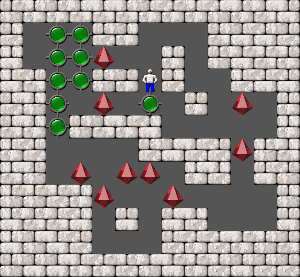 Sokoban More Bugs collections level 204